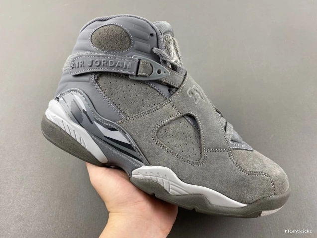 Retro Jordan 8 305381-014 Grey Cool 1016